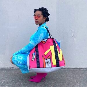 Kipling X MTV Collaboration Tote Bag